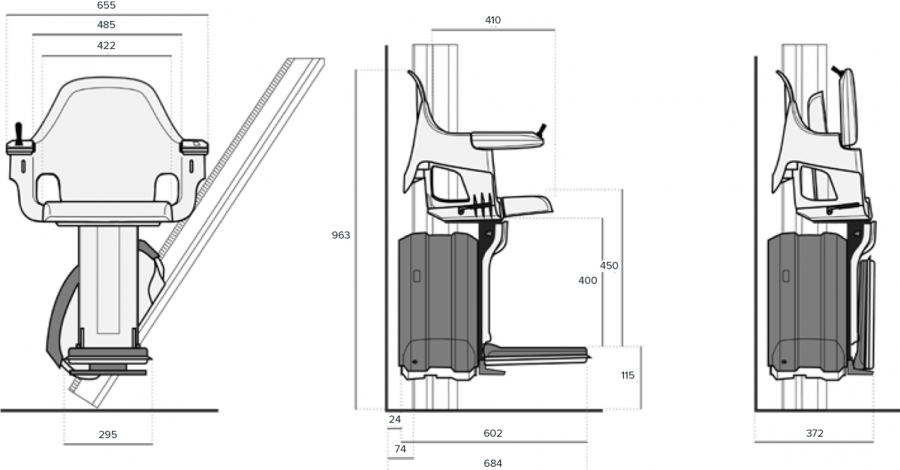 HomeGlide-Aussenlift